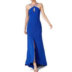 SALE Calvin Klein Blue Sleeveless Formal Gown 6